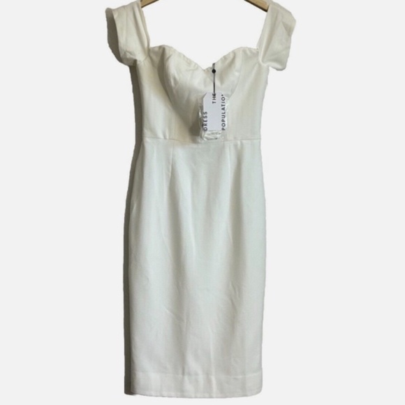 Dress the Population Bailey Off the Shoulder Dress Size: S - Picture 2 of 9